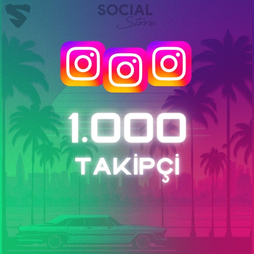  Instagram 1.000 Gerçek Takipçi - Düşüş Yok